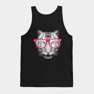 Tiger face hipster wild animals Tank Top